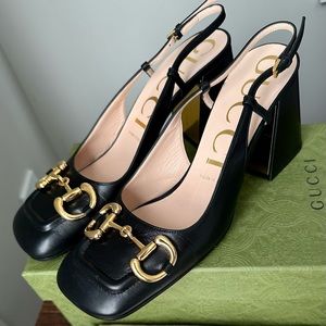 Authentic Gucci Baby Slingback Pumps
